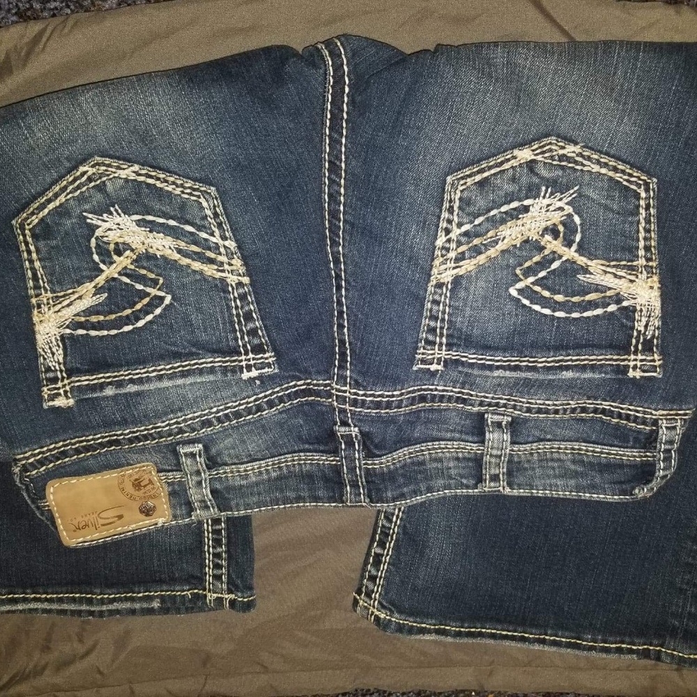Silver jeans
